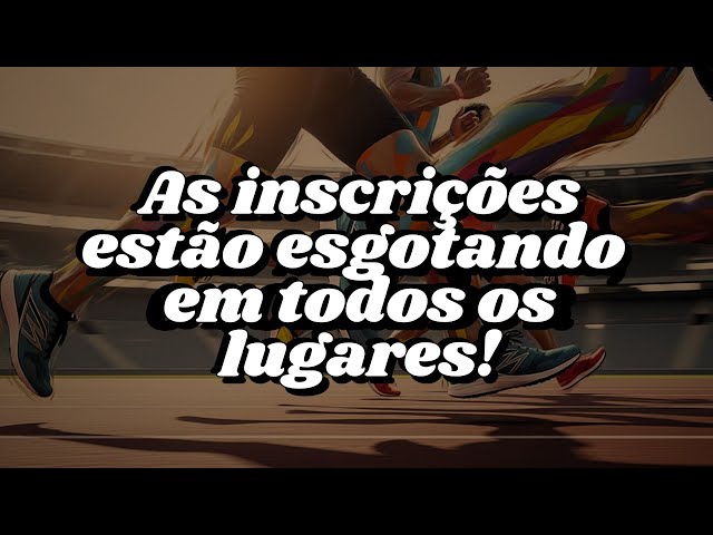 Tá tudo esgotando!