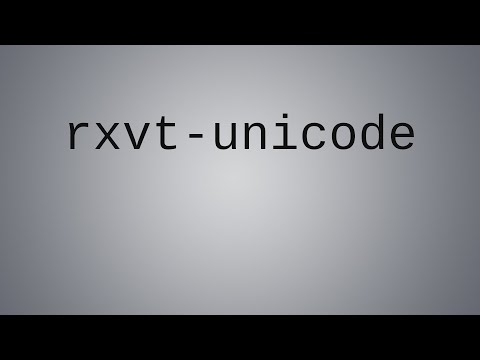 Why I use URxvt and how I configure it
