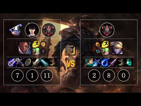 RJ Art Lucian vs Ezreal Bot - KR GrandMaster Patch 10.11
