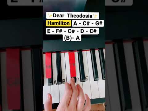Hamilton - Dear Theodosia - Misc Soundtrack