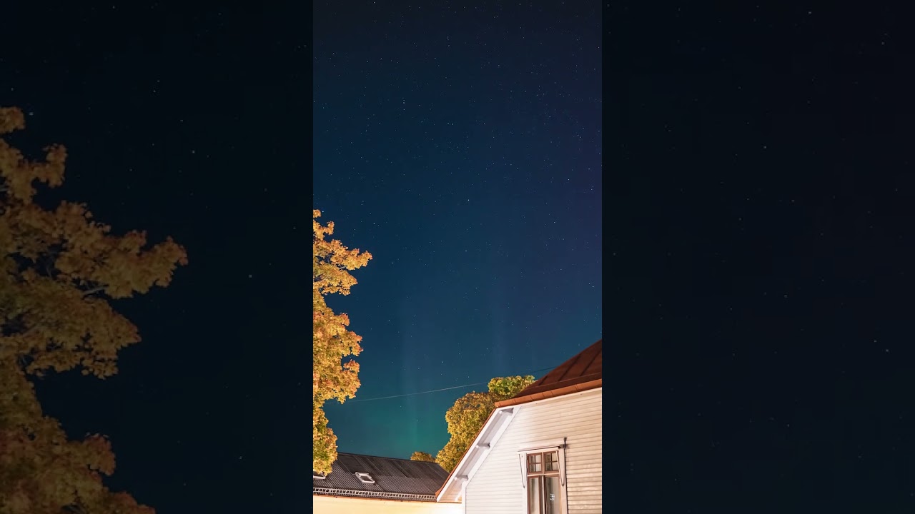 Northern Light outside my Bedroom Window