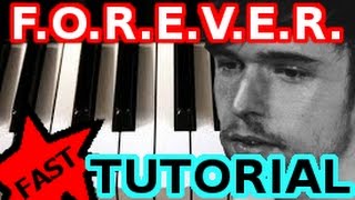 James Blake - F.O.R.E.V.E.R. PIANO TUTORIAL Video (Learn Online Piano Lessons)