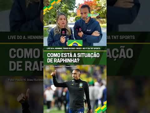RAPHINHA SAIU DE CAMPO COM DORES! 😞🇧🇷 #shorts