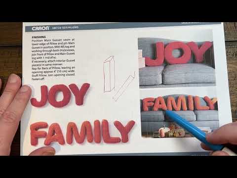 Free Course Learn How to Crochet Easy Alphabet and Numbers Pillows