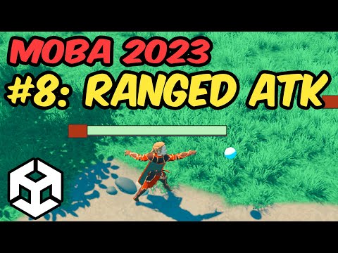 Making A MOBA Character in 2023 - #8: RANGED ATTACK (Unity 2023 Tutorial)