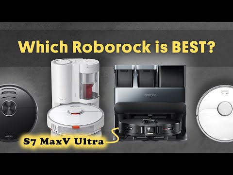 Roborocks compared: S7 MaxV Ultra, S7 Plus, S6 MaxV, S6 Pure