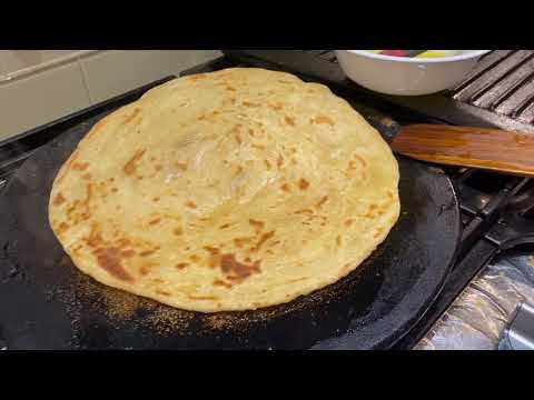 HOW TO MAKE PARATHA ROTI (BUSS UP SHOT)WITH WHITE WHOLEWHEAT FLOUR! QUARINTINE COOKING RECIPE #18
