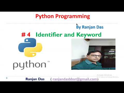 4 Python Tutorial Python Tutorial For Beginners Python Identifier Python Keywords