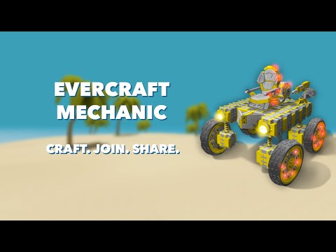 Видео Evercraft Mechanic: Online Sandbox from Scrap