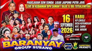 Download lagu LIVE JAIPONG BARANYAY HJT BPK SAMAN / BAJIL & IBU TUTIALAWIYAH KUTAMEKAR CARIU BOGOR 16 - 09 2026 mp3
