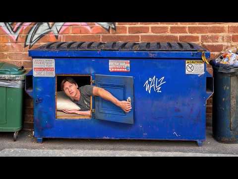 I Built a Fake Dumpster for Stealth Camping