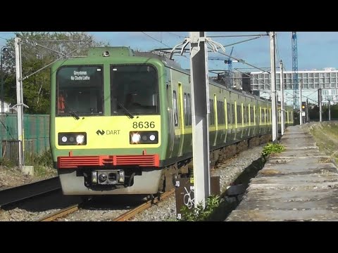 Irish Rail 8520 Class Dart Train 8636 - Booterstown Station, Dublin