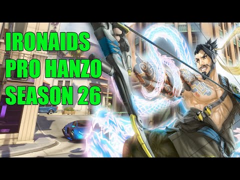 IRONAIDS PRO HANZO GAMEPLAY - OVERWATCH SEASON 26