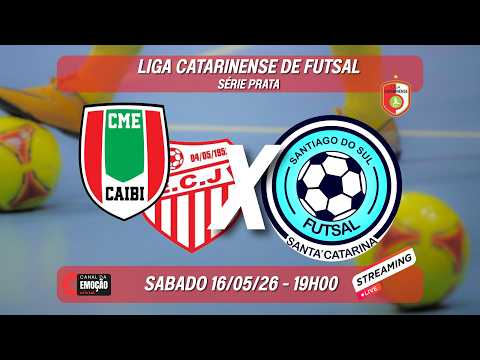 AO VIVO COM IMAGENS - Caibi/Juventude Futsal vs Santiago do Sul