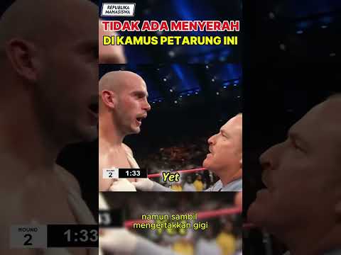 TIDAK ADA KATA MENYERAH DI KAMUS PETARUNG INI!! #ufc #mma #boxing #sport #sports