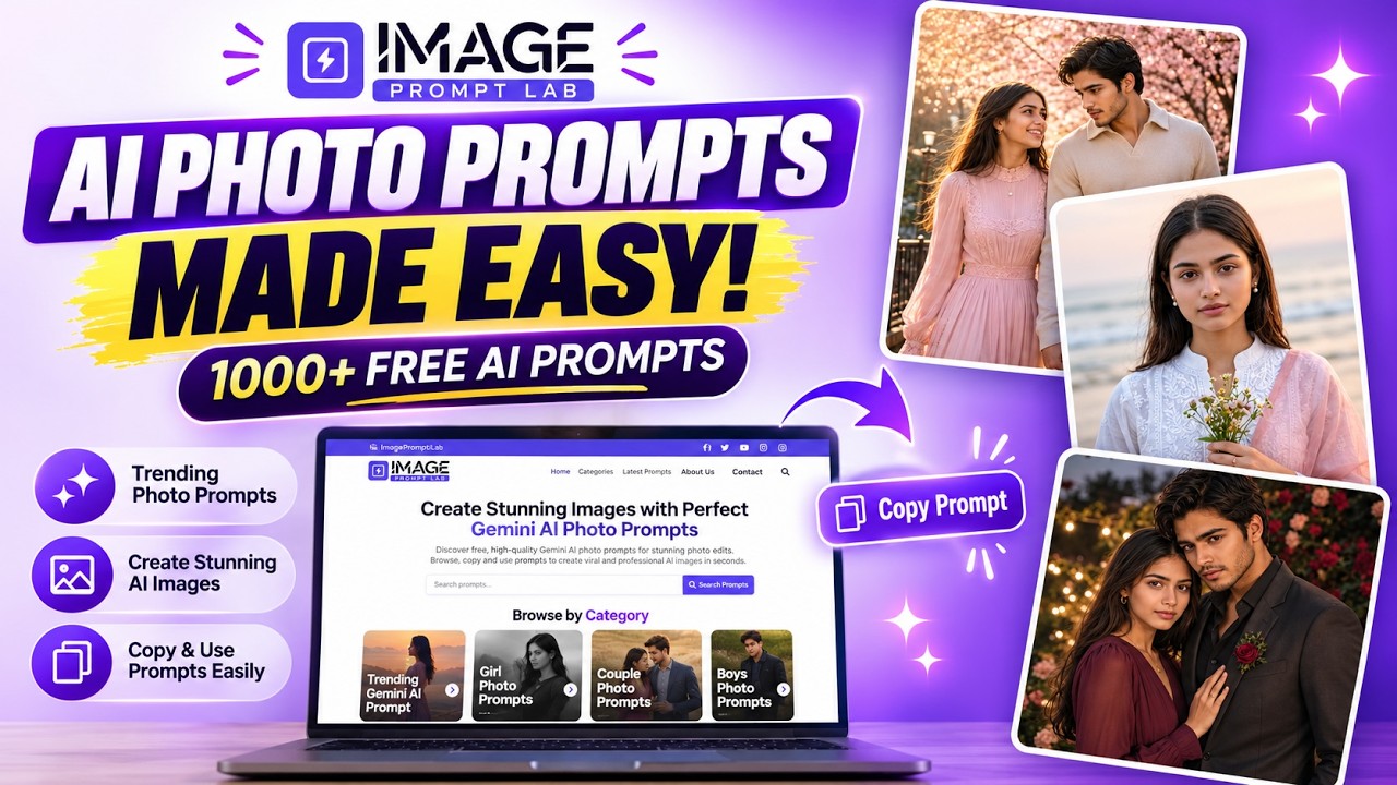 Watch how to use ImagePromptLab Gemini photo prompts