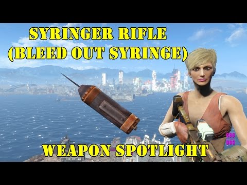Fallout 4: Weapon Spotlights: Syringer Rifle With Bleed Out Syringe