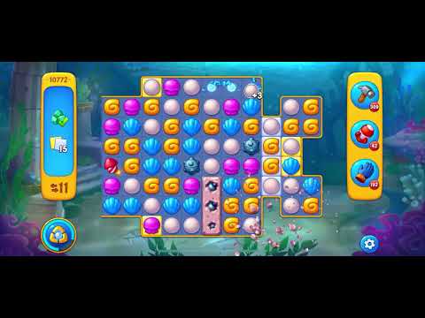 Fishdom level 10772 no boosters フィッシュダム ノーマル