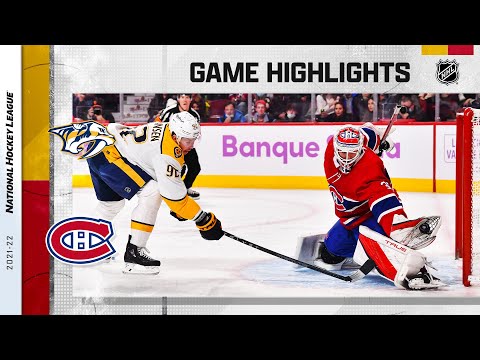 Predators @ Canadiens 11/20/21 | NHL Highlights