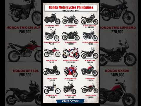 Honda Bikes Price in Philippines 2025 - Best Motorcycles for Pinoy Riders! 🇵🇭🏍️