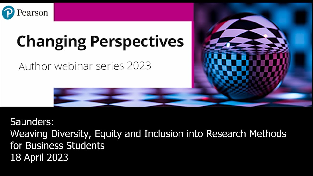 Saunders: Weaving Diversity, Equity and Inclusion into Research Methods for Business Students