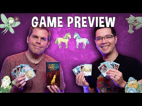 Magical Unicorn Quest Card Game