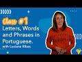 Class 1 Letters Words And Phrases In Portuguese