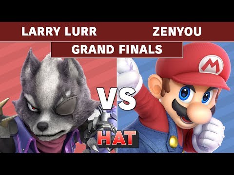 HAT 49 - Larry Lurr (Wolf) Vs. eM | Zenyou (Mario) Grand Finals - Smash Ultimate Tournament