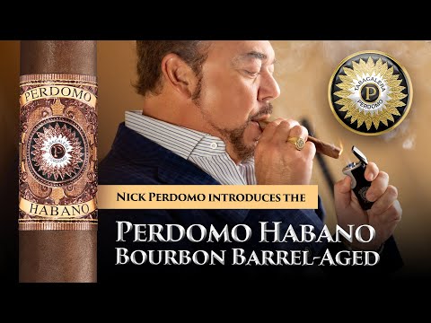 Nick Perdomo Introduces the PERDOMO Habano Bourbon Barrel-Aged