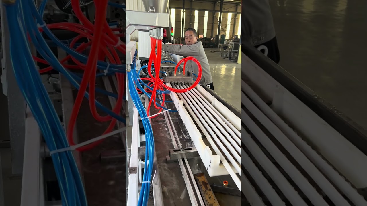How to make the PVC Profile? #pvc #profile #plastic #machine #work #vietnam #business #make