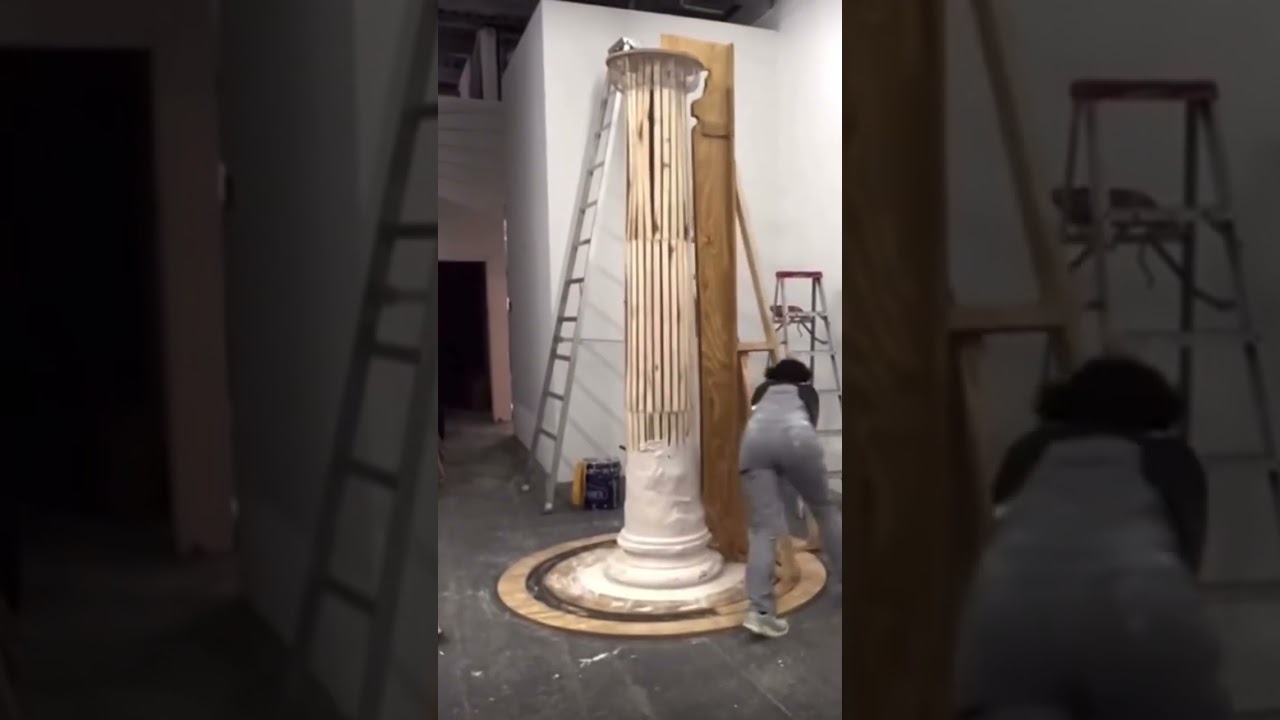 How Roman styled pillars are made from scratch