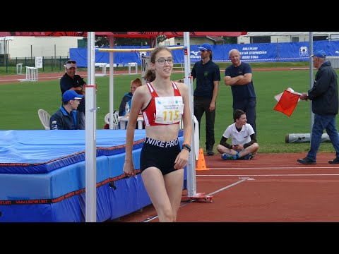 Batori Lilianna (HUN) High Jump Girls (U18) 181 cm 1st Place Peteroboj CZE-HUN-POL-SLO-SVK Ptuj 2023