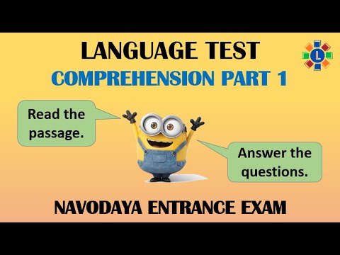 Comprehension part 1