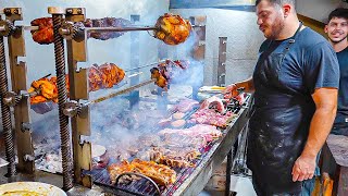 GREEK STREET FOOD Island Paradise 🇬🇷 99 Year Old Bougatsa + CRAZY Street Food BBQ!!