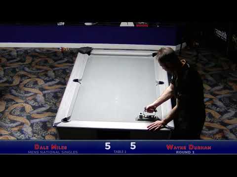 2024 Men's National Singles - Round 1 - Dale Miles v Wayne Durham