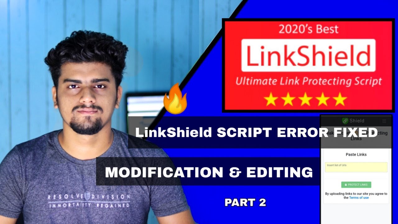 LinkShield PHP Script | Link Protector Site | Script Error Fix and Modification Script Editing
