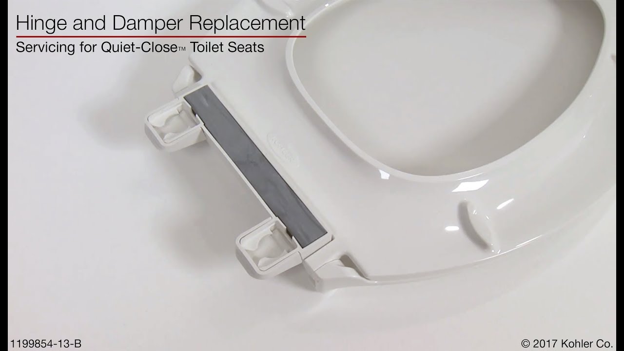 Hinge and Damper Replacement - Quiet-Close Toilet Seats