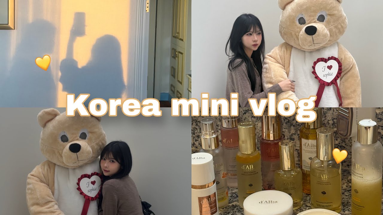 【VLOG】KOREA TRIP 韓国でのるねちをちらり✨大好きdalba様に招待して頂きましたわょ💛🧸