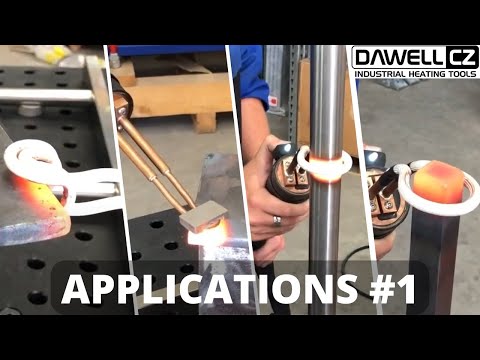 Mobile 10kW induction heater | DAWELL DHI-120F | Applications #1