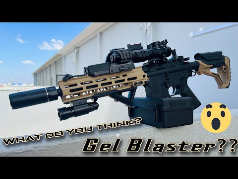 Amazing Assault Rifle Gun Gel ball Blaster-What do you think ? MK8 or M416 ?
