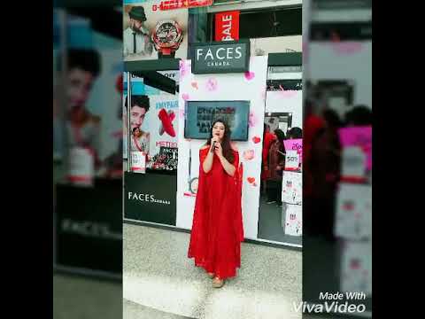 Aleena Valentine's special anchoring for International brand faces at Mgf metropolitan mall (Gurgao) 