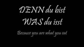 Rammstein-Mein Teil lyrics w/ english trans.