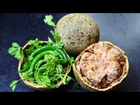 Wood Apple Chutney | Sweet & Sour Wood Apple Recipe | Kairha Bel Chutney