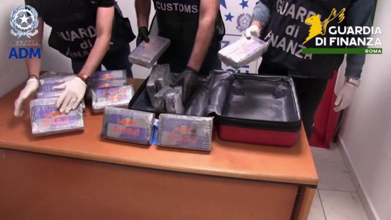 Arrestato a Fiumicino narcotrafficante con 19 kg di cocaina