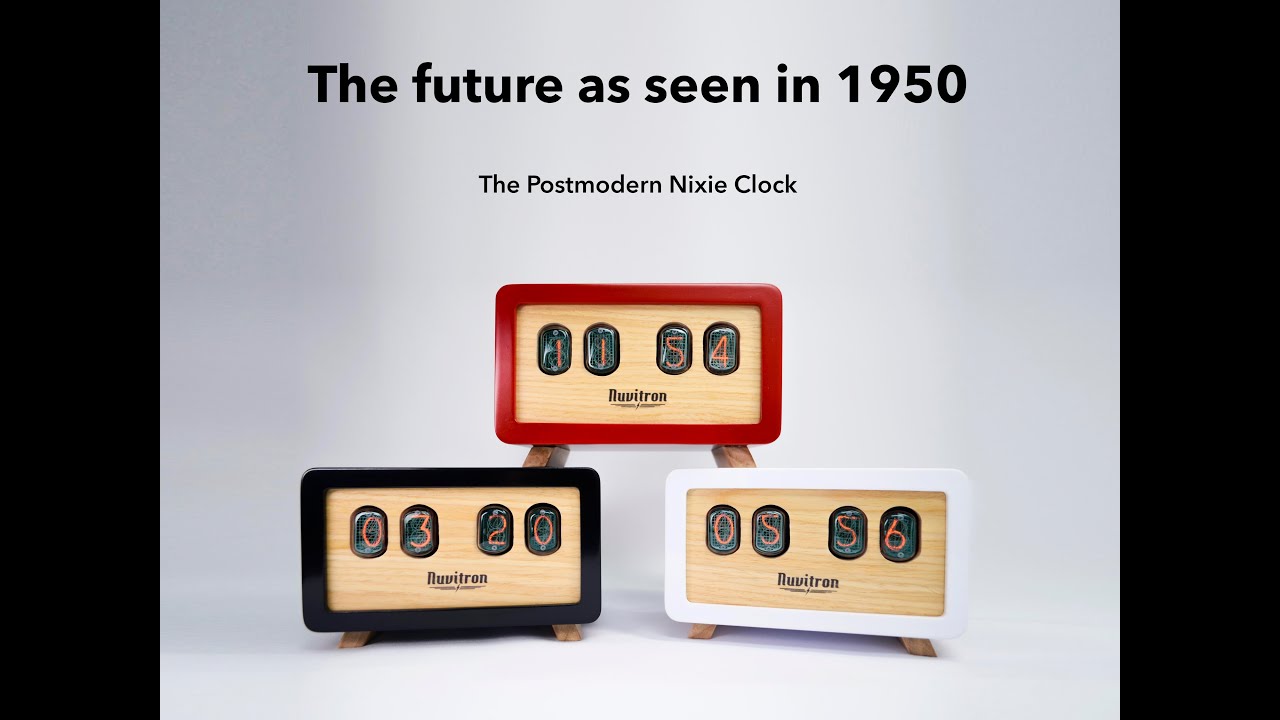 The Postmodern Nixie Clock (Cherry Red) video thumbnail