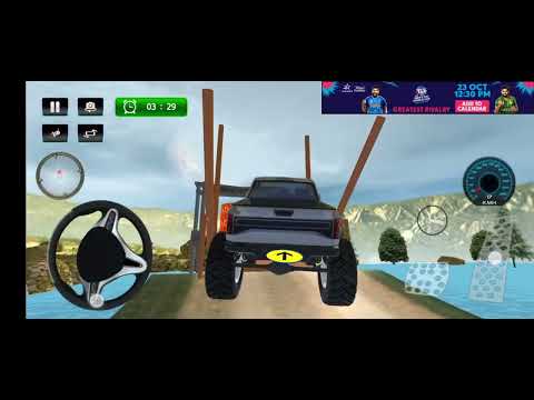 new gameplay video off-road pickup cargo truck 🚒