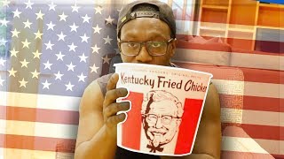 TRYING KFC IN AMERICA FOR THE FIRST TIME