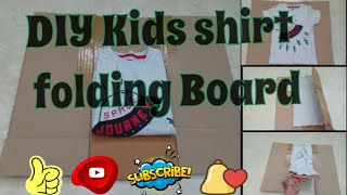 Easy DIY Kids Shirt Folding Board👔👕
