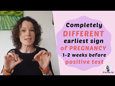 My completely different earliest sign of pregnancy