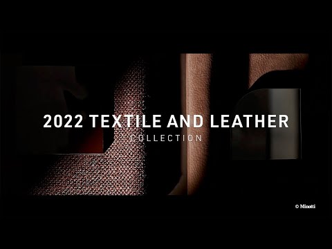 Minotti 2022 Textile and Leather Collection